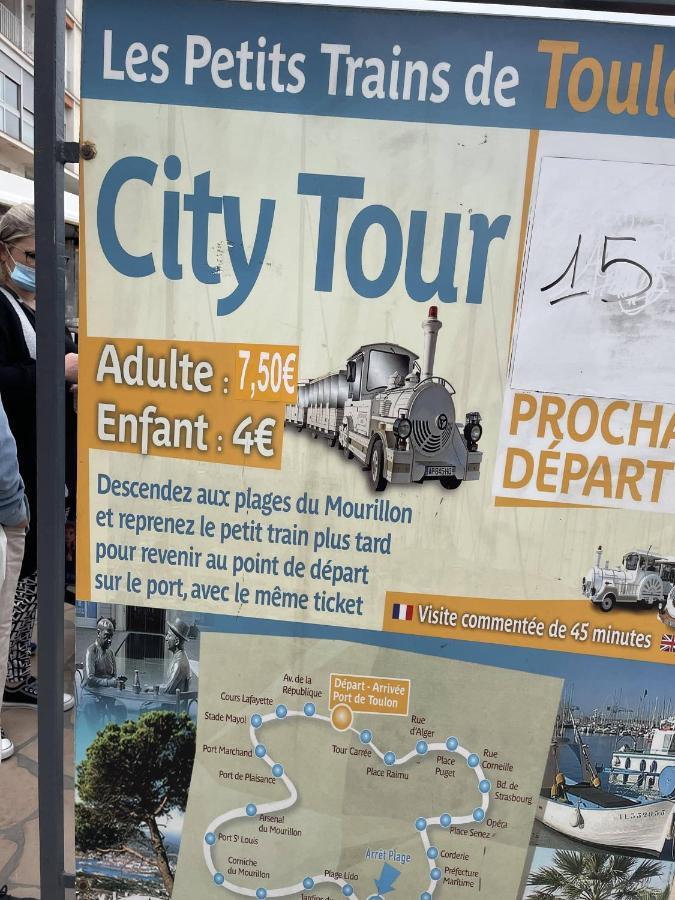 Appartement Mignon Calme Douillet Ascenseur Clim Etage Eleve Proche Parking Et Toutes Commodites Au Coeur Du Toulon Historique Екстер'єр фото
